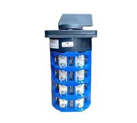 Interruptor de leva LW26-125/4, 2/3/4/5 posiciones, 125 A, 690 V, selector rotativo bricolaje, 16 terminales, tornillos, contacto plata, LW28 YMW26(102)