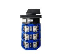 Interruptor de leva LW26-160A, 2/3/4/5/6/7/8 posiciones, 160 A, conmutador rotativo, 12 terminales, tornillos, contacto plata, LW28 YMW26-160/3(Customize)