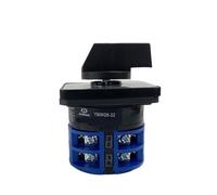 Interruptor de leva rotativo personalizable 32 A y 660 V con contactos plateados dos polos. Modelos YMW26, LW28 LW26-32/2(12)