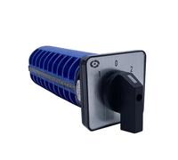 Interruptor de leva rotatorio transferencia universal diez secciones, 3 posiciones, 32 A, tres velocidades, 10 cables, doble potencia, LW26-32/10