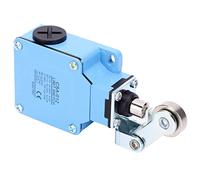 Interruptor de límite BERM Mini con reinicio automático y brazo de rodillo ajustable | Acero y plástico de alta resistencia | Protección IP66 para maquinaria y controles