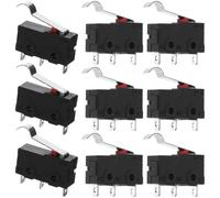 Interruptor de Límite con Brazo de Palanca, 10 Piezas Negro