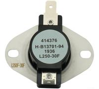 Interruptor de límite de alta temperatura B1370194 L250-30F 10A Apagado térmico para horno de caldera Sistema de calefacción Sensor de protección de reinicio automático Carcasa de metal