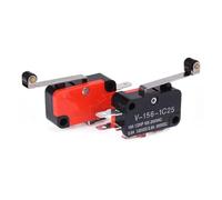 interruptor de límite, Microinterruptor V-156-1C25 15A, Tipo Pulsador, Límite De Velocidad Instantáneo Doble Tiro, Unipolar, Viaje, 10 Uds