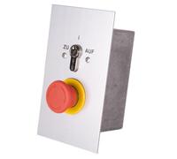 Interruptor de Llave Aluminio Con Rastendem Parada de Emergencia Up2-2t/S Para