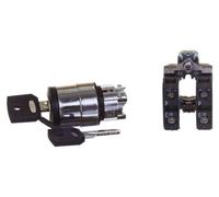 Interruptor 3 posiciones llave 22mm negro Harmony XB4 XB4BG33