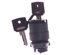 Interruptor de llave Schneider Electric, parte frontal, gama Harmony XB5, plástico, 22 mm, , 3 posiciones, con mecanismo de bloqueo, modelo ZB5AG5