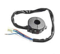 Interruptor de manillar izquierdo para motocicleta, con intermitente, luz alta y baja y controles indicadores para sistemas de 12 V CC