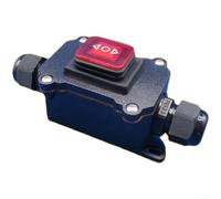 Interruptor de marcha atrás del motor CC de 6 pines 30A Diseño de retorno | Clasificación de impermeabilidad IP65, polvo para prueba, alta corriente de 30 A, acción de reinicio automático