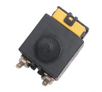 Interruptor de molino de esquina de repuesto para amoladoras angulares Metabo WEV850-115 y WEV850-125 - Interruptor de herramienta eléctrica industrial, plástico negro, número de pieza 343411980