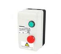 Interruptor de motor eléctrico de 380 V con contactor, carcasa eléctrica ABS IP55 protección contra sobrecarga para compresor de agua monofásica y trifásica (12.5-18A)