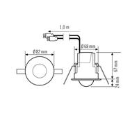 Interruptor de movimiento Compact Express de ESYLUX (completo) - EP10510717