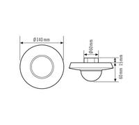 Interruptor de movimiento estándar ESYLUX (completo) - EM10425103