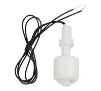 Interruptor de nivel de flotador vertical para CC 110 V Ácido álcali Temperatura resistente -20 C a 80 C Control industrial Blanco (alto)