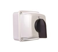 Interruptor de palanca 0-I, 3 polos, 40A, con carcasa IP65, modelo Bend 40-13, referencia 924006