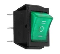 Interruptor de Palanca Kcd4 de 6 Terminales, Botón de Potencia | LED Verde, Cuerpo Abs, Control Industrial para Generador, Camiones y Electrodomésticos