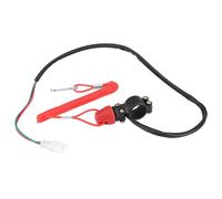 Interruptor de Parada del Motor,12V22mm 7/8" Interruptor de Parada de Apagado del Motor Fuera de borda del Barco de la Motocicleta con cordón de sujeción para del Ajuste,Serie de Barcos/Yates