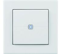 Interruptor de pared con cable HOMEMATIC, de doble pulsador, modelo HmIPW-WRC2, 1 unidad.
