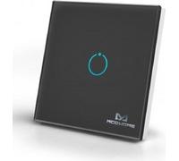 Interruptor de pared de cristal Z-Wave, de un solo polo, con control táctil y función de relé