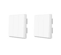 Interruptor de pared inteligente, tecnología ZigBee, funciones de control remoto, color azul