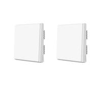 Interruptor de pared inteligente, tecnología ZigBee, funciones de control remoto, color rojo