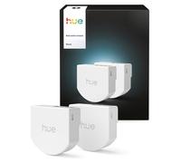 Interruptor de pared modular de Philips para iluminación inteligente (paquete de 2 unidades), blanco, IP20, clase II, 220-240 V, -5 - 45 °C, 20 - 70%