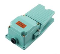 Interruptor de pedal industrial antideslizante, interruptor de pie momentáneo impermeable IP67 con memoria ajustable, CA 250 V 10 A para herramientas de banco
