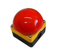 Interruptor de pedal IP65 a prueba agua, interruptor respuesta, botón parada emergencia CA/CC, manija, empuje con el pie, reinicio automático, contactor arranque bloqueado, NO/NC(10 PCS-2NO1NC)