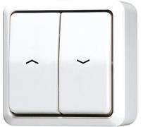 Interruptor de persiana con palanca, modelo 639VAWW, AP600, pulsador de 1 polo, color blanco alpino