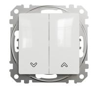 Sedna Design & Elements Interruptores para persianas (Blanco, Montaje en superficie, 10 A)