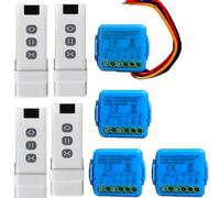 Interruptor de Persianas WiFi con Mandos a Distancia RF y Módulo Receptor, Control de Persianas Eléctricas para Cortinas, 433 MHz Módulo Control Temporizador, Dispositivos Smart Life