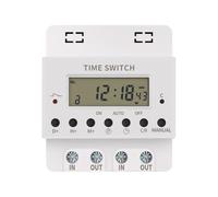 Interruptor de programación digital semanal ABS de 220 V y 60 A | Este interruptor de programa digital de 220 V y 60 A te permite programar ciclos semanales y horarios para aparatos