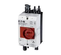 Interruptor de protección contra incendios para sistemas fotovoltaicos (Eaton PV-Feuerwehrschalter) que actúa como dispositivo de desconexión CC entre el generador fotovoltaico y el inversor, 1 unidad