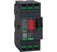 Interruptor de protección de motor Schneider GV2ME14A, 3 polos, 6-10A, con accionamiento por pulsador, sistema de montaje Snap-IN