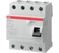 Interruptor de protección RC, modelo FH204, para corriente alterna (AC), con capacidad de 40 A y disparo a 0,03 A