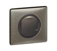 Interruptor de radio Legrand Celiane, metal de tungsteno