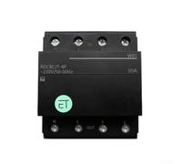 Interruptor de relé de temporizador inteligente, interruptor de circuito de control de aplicación WiFi, interruptor programable trifásico 4P 63A 80A para el hogar (4P-63A)