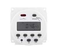 Interruptor de relé de Temporizador programable, Temporizador de Potencia de Control programable Digital LCD Relé Temporizador 220V