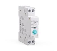 Interruptor de relé inteligente DC 12-80V 63A para integración Tuya con acceso remoto inalámbrico y funciones de sincronización programables para entornos automatizados