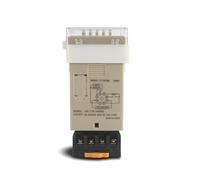Interruptor de relé temporizador programable LED Digital DH48S-1Z 0,01 S-99H99M Base de enchufe AC/DC 12V 24V 36V 110V 220V 380V temporizador de retardo 1 Uds(AC110V)