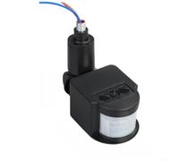 Interruptor de sensor de movimiento Infrarrojo Auto Encendido Apagado Detección de 120 grados Retardo ajustable para luces LED Escalera interior al aire libre(2)