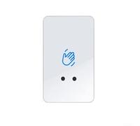 Interruptor de sensor infrarrojo con contacto de salida normalmente abierto/cerrado y automatización de retardo ajustable (blanco 86 x 55 mm)