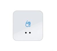 Interruptor de sensor infrarrojo con contacto de salida normalmente abierto/cerrado y automatización de retardo ajustable (blanco 86 x 86 mm)