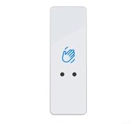 Interruptor de sensor infrarrojo sin contacto, botón de control sin contacto de 12 V/24 V con salida NO/NC, distancia de detección ajustable de 5 a 20 cm y retardo de 0,3 a 30 segundos para sistemas