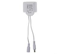 Interruptor de sensor táctil de 12 V, 5 A, 60 W, LED inteligente de un solo botón para luz de espejo, control de atenuación de montaje acrílico de vidrio para baño, tocador, armario, hotel (cable CC