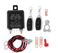 Interruptor de separación de batería teledirigido 12 V 200 A con 2 llaves, | Fusible automático para coche, camión, barco para autocaravana, interruptor principal impermeable para evitar la descarga de