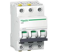 Schneider Electric Disyuntor Acti9 iC60N, 3 Pines, 40 A, B-característica, 6 kA, 10 kA, número de artículo A9F03340