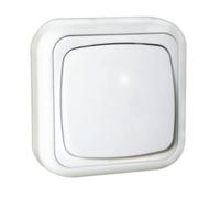 Interruptor conmutador superficie 10a blanco