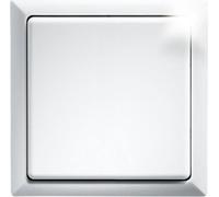 Interruptor de superficie inalámbrico ELTAKO, blanco brillante, sin necesidad de cableado ni baterías, con pulsador simple y pulsador doble, 1 unidad.