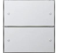 Interruptor de superficie KNX Tastsens.3 Komfort 2f, color blanco brillante, 1 unidad.